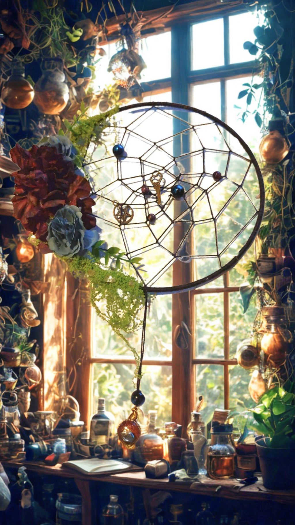 Traumfänger "Tor der Hekate" - Schutz, Magie & Übergang